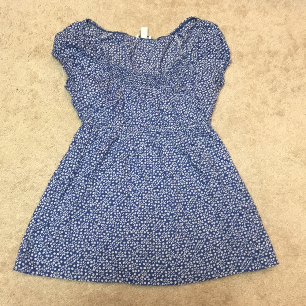 Blue peplum boho style top from American Eagle